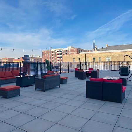 Mccormick Patio Skyline Unit For Up To 6 Guests With Optional Parking Daire Chicago Dış mekan fotoğraf